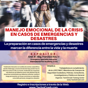 MANEJO EMOCIONAL DE LA CRISIS EN CASOS DE EMERGENCIAS Y DESASTRES