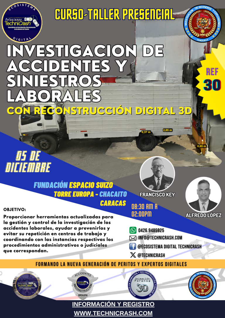 Investigación De Accidentes Y Siniestros Laborales Con Reconstrucción